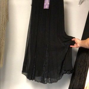 Chiffon skirt a shape